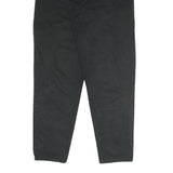 H.I.S Mens Cotton Blend Black Regular Fit Zip Trousers W30 L31 Classic Casual