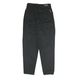 H.I.S Mens Cotton Blend Black Regular Fit Zip Trousers W30 L31 Classic Casual
