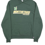 CHAMPION Mens Green Northstars Hockey Pullover Hoodie S Cotton Blend