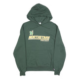 CHAMPION Mens Green Northstars Hockey Pullover Hoodie S Cotton Blend