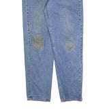 CARHARTT Mens Blue Regular Fit Straight Denim Light W38 L34 Classic Zip Cotton