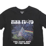 PINK FLOYD Womens Black Graphic T-Shirt L Short Sleeve Crew Neck Dark Side