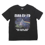 PINK FLOYD Womens Black Graphic T-Shirt L Short Sleeve Crew Neck Dark Side