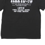 PINK FLOYD Womens Black Graphic T-Shirt L Short Sleeve Crew Neck Dark Side