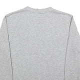 CHAMPION Mens Grey Crew Neck L Cotton Blend Pullover Sweatshirt Casual