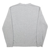 CHAMPION Mens Grey Crew Neck L Cotton Blend Pullover Sweatshirt Casual
