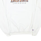 CHAMPION Mens White Indy United Lacrosse Crew Neck M Sport Sweatshirt