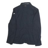NAPAPIJRI Mens Navy Blue Jacket M Cotton Zip Military Casual Lightweight
