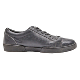 LOUIS VUITTON Low Top Trainers Black Leather Mens UK 9