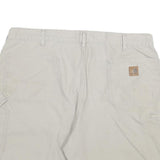 CARHARTT Womens Shorts Beige Casual Plain 3XL W38 Cotton Blend Utility
