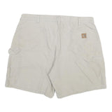 CARHARTT Womens Shorts Beige Casual Plain 3XL W38 Cotton Blend Utility