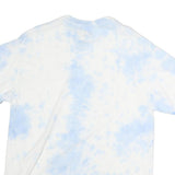 COCA COLA Mens White & Blue Graphic T-Shirt M Short Sleeve Crew Neck Logo Print