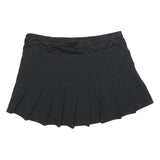 FILA Womens Black Tennis Mini Skort Polyester Blend Pleated Size L Sports