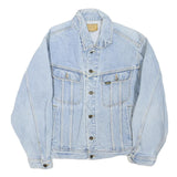 LEE Mens Blue Denim Button Jacket M Cotton Blend Classic Fit