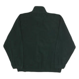 WEST-TEK Mens Green Polyester Zip Jacket XL Fleece Plain Casual Warm Outerwear