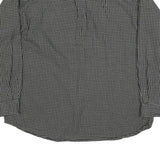 POLO RALPH LAUREN Mens Black & White Check Shirt XL Cotton Blend Casual Button