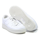 NIKE Air Force 1 Low Mens Trainers White Leather UK 8.5 Classic Retro Design
