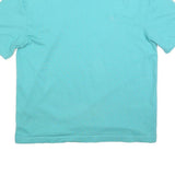 CALVIN KLEIN Mens Blue T-Shirt M Short Sleeve Crew Neck Cotton Blend Comfort