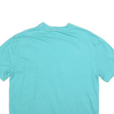 CALVIN KLEIN Mens Blue T-Shirt M Short Sleeve Crew Neck Cotton Blend Comfort