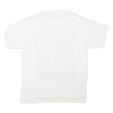 Mens White Space Jam Graphic T-Shirt M Short Sleeve Crew Neck Cartoon Print