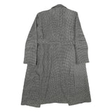 MAX&CO Womens Black Jacket UK 10 Wool Drawstring Classic Tailored Check