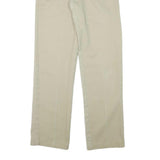 DICKIES Mens Beige Slim Straight Cotton Blend Trousers W30 L32 Workwear Zip