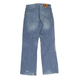 JEANS Womens Blue Regular Straight Denim Medium W28 L28 Faded Casual Wear