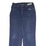CARHARTT Mens Blue Regular Denim Jeans W32 L32 Cotton Blend Zip Pockets