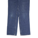 CARHARTT Mens Blue Regular Denim Jeans W32 L32 Cotton Blend Zip Pockets