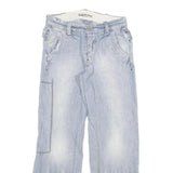 G-STAR Mens Jeans Blue Relaxed Straight Denim Light W32 L32 Button Closure