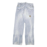 G-STAR Mens Jeans Blue Relaxed Straight Denim Light W32 L32 Button Closure