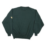 SDI Mens Green Crew Neck M Inglewood Embroidered Cotton Sweatshirt