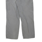 CARHARTT Mens Cotton Blend Grey Regular Straight Trousers W34 L29 Workwear