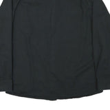 WRANGLER Mens Black Shirt L Cotton Blend Casual Button Up Long Sleeve