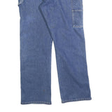 DICKIES Mens Jeans Blue Regular Straight Denim Medium W38 L32 Workwear Utility