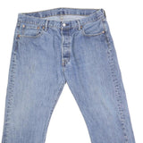 LEVI'S 501 Mens Jeans Blue Regular Straight Denim Medium W36 L25 Classic Fit