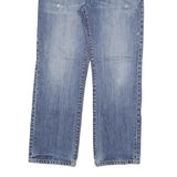 DICKIES Mens Jeans Blue Regular Straight Denim Light W30 L29 Zip Cotton Blend