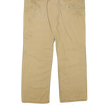 CARHARTT Mens Cotton Blend Beige Relaxed Straight Trousers W30 L30 Workwear