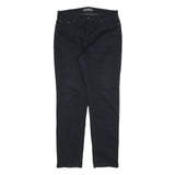 LEVI'S Womens Jeans Black Slim Tapered Denim W33 L32 Cotton Blend Zip