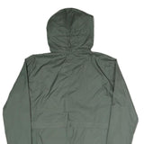 NIKE Womens Green Jacket M Polyester Blend Plain Hooded Zip Casual
