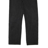 WRANGLER Mens Black Regular Denim Rinse W34 L31 Cotton Blend Zip Jeans