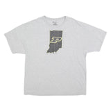 CHAMPION Mens Grey Cotton Blend Graphic T-Shirt XL Short Sleeve Crew Neck