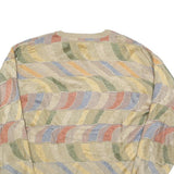 TRAVEL SMITH Mens Beige Multi Patterned Crew Neck Basic Knit Jumper L Acrylic
