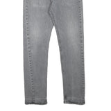 LEVI'S Mens Regular Fit Grey Denim Jeans Zip W31 L25 Classic Cotton Blend