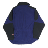 WHITE SIERRA Womens Blue & Black Outdoor Jacket M Polyester Zip Shell Plain