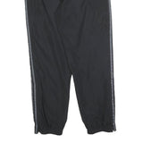 ADIDAS Mens Joggers Black & Grey Regular Fit Tapered Leg M W35 L32 Sportswear