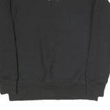 CHAMPION Mens Black Crew Neck XS Cotton Blend Pullover Sweatshirt Embroidered