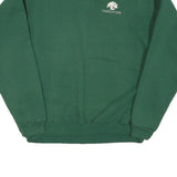HANES Mens Green Oakstone Crew Neck L Sweatshirt Cotton Blend Casual Pullover