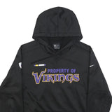 NIKE Mens Black Property Of Vikings Pullover Hoodie M NFL Team Sweatshirt