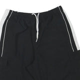 NIKE Mens Black & White Cargo Shorts M W27 Lightweight Sport Casual